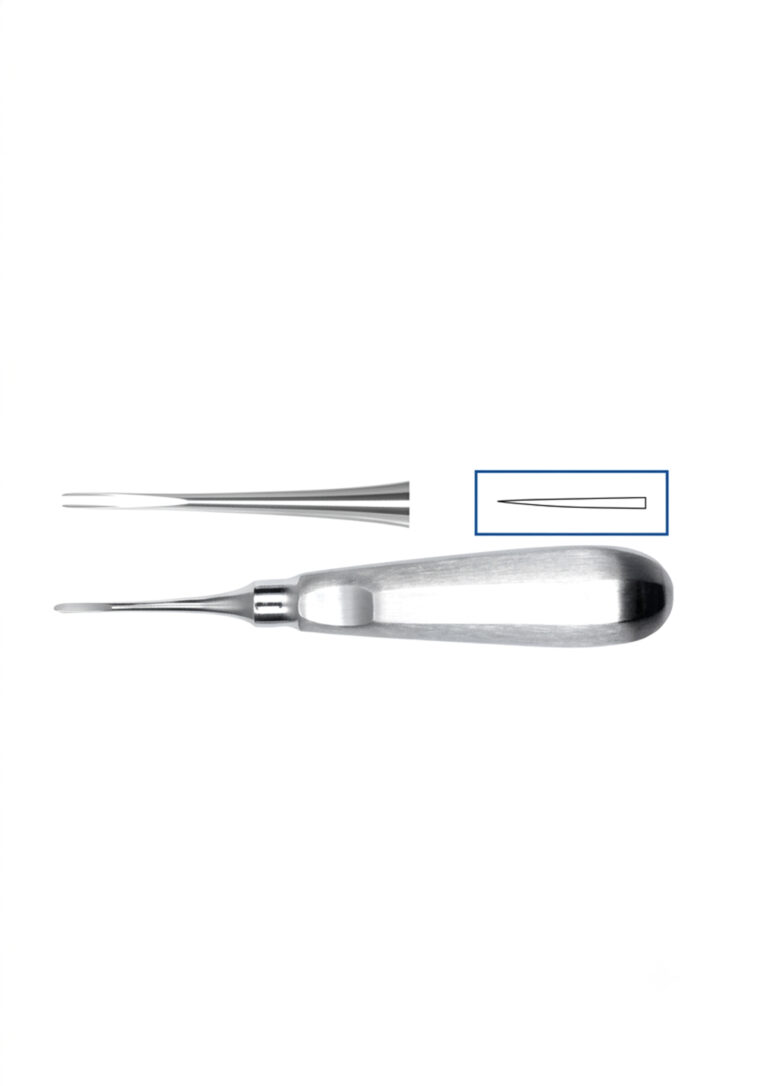 Luxator gyökéremelő – egyenes, 2 mm