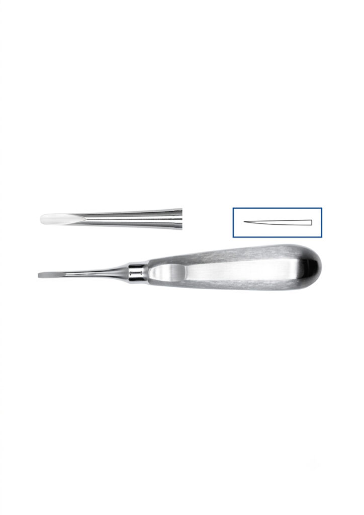 Luxator-wortelhefboom – Recht 3 mm