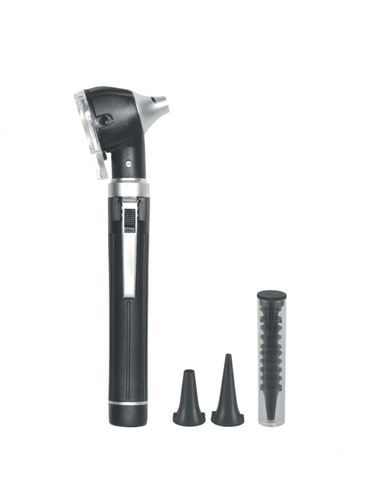 Mini otoscope à poche à fibre optique